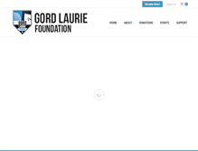 Tablet Screenshot of gordlauriefoundation.com
